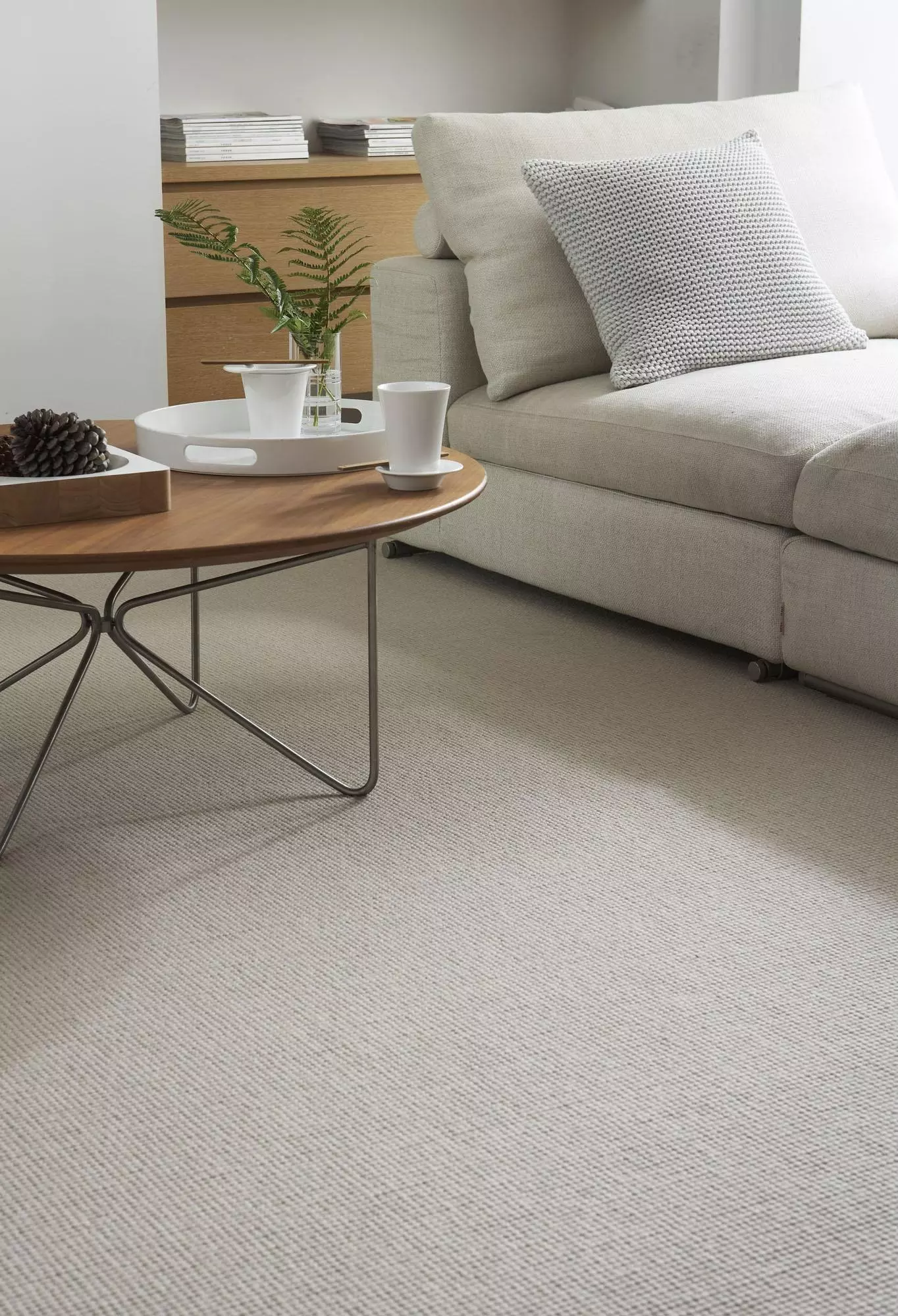Jacaranda Natural Weave Square Oatmeal