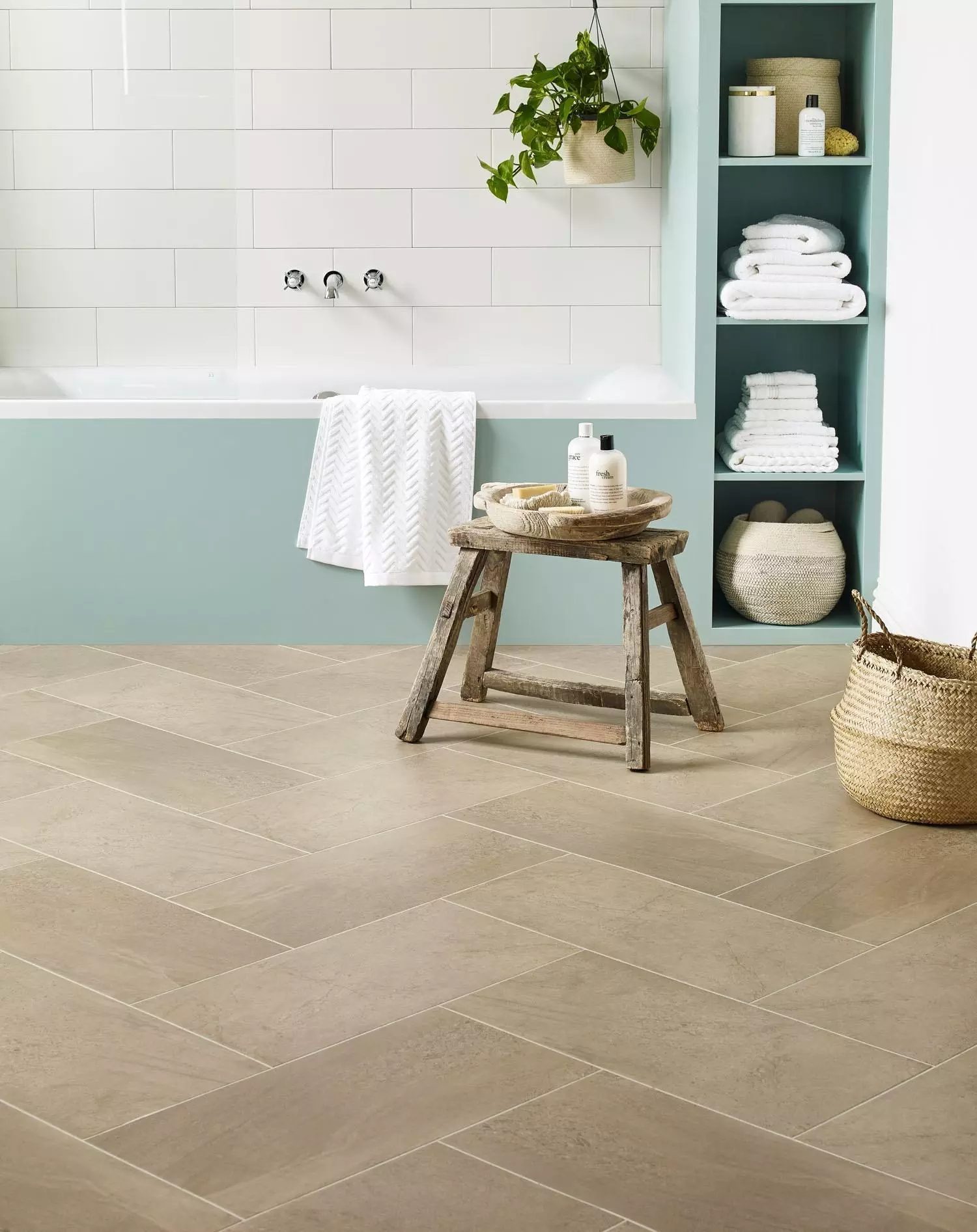 Amtico Form Silt Herringbone Pattern