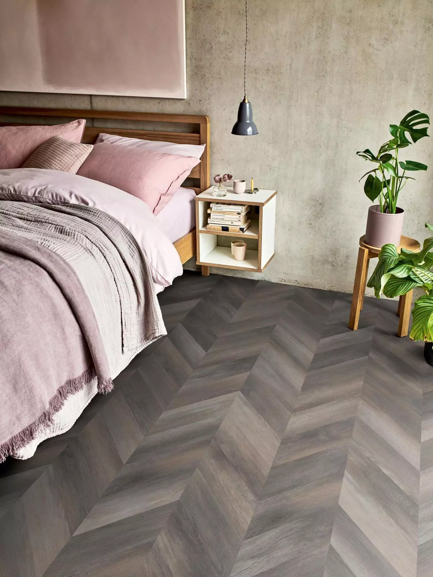 Amtico Signature Tranquil Grain DC343 Pleat Almond