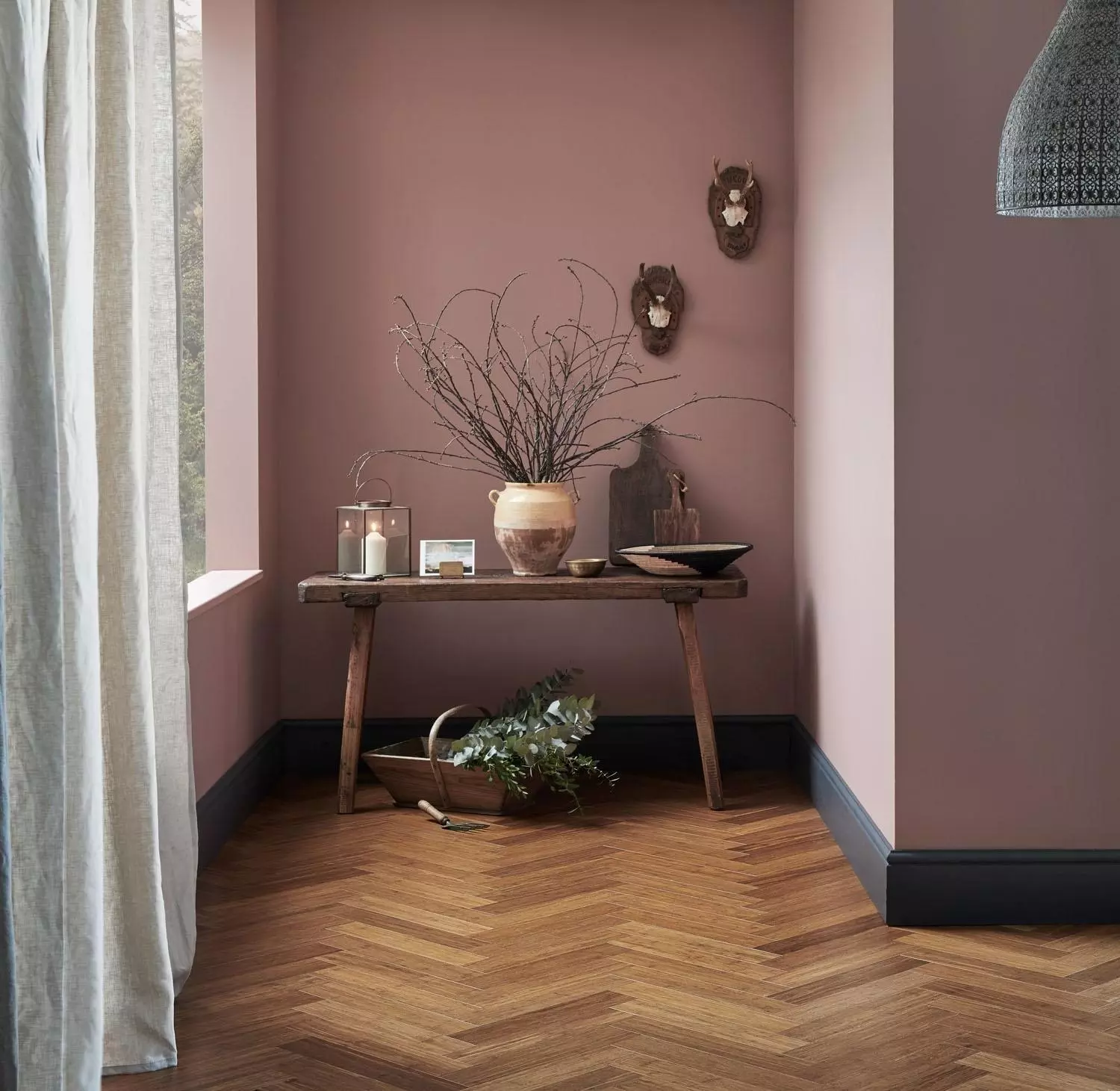 WP Oxwich Bamboo Coffee Herringbone